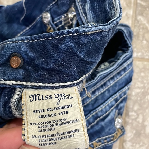 Miss Me Girls Skinny Jeans Size 14 - Picture 8 of 16